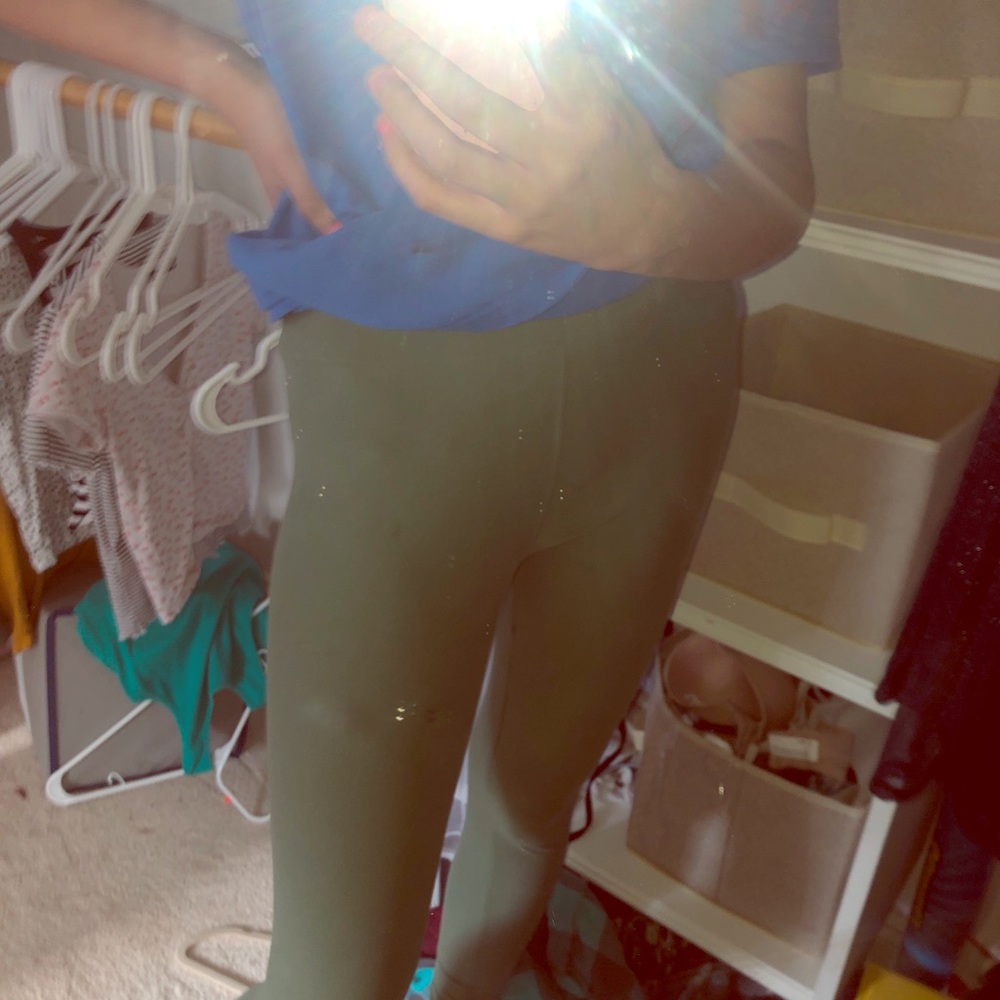 Green luluroe leggings